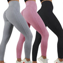 Solid color exercise leggings