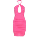 Sleeveless Slim Sheath Hips Backless Dress