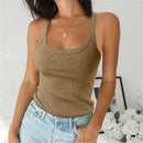 Solid Color Camisole Bottoming Shirt Slim Vest