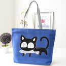 Cat Canvas Shoulder Bag