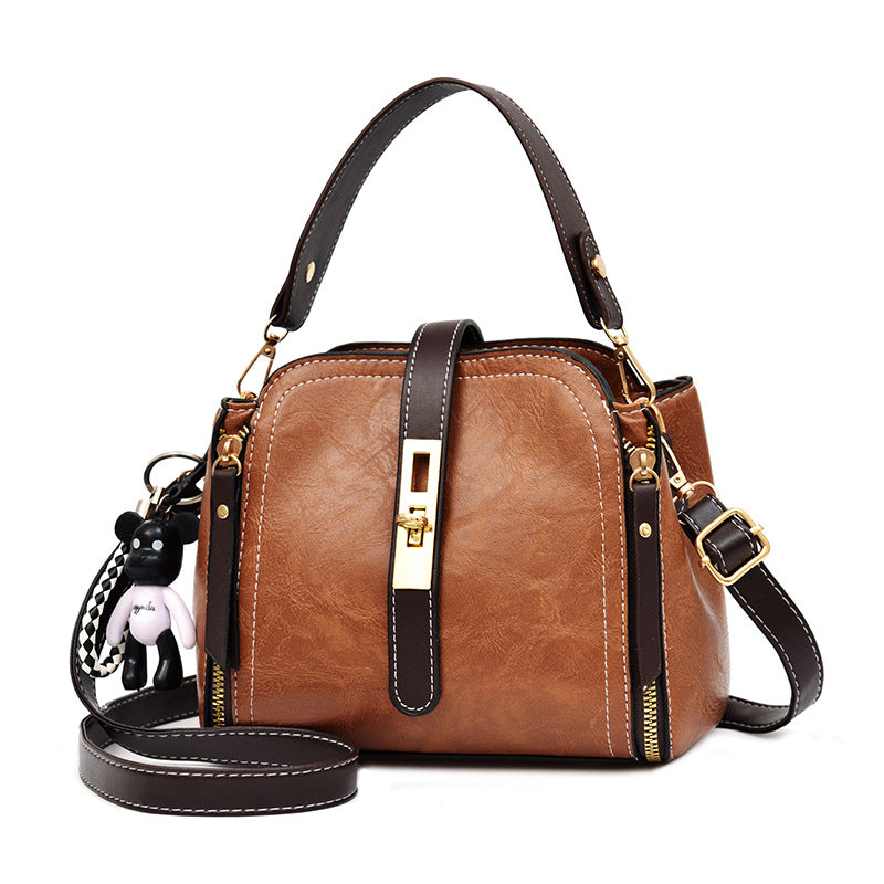 PU Leather Vintage Purse (Shoulder Bag)