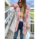 Thick Fur Collar Furry Coat