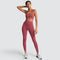 Seamless Gym Set Nylon Woman Sportswear