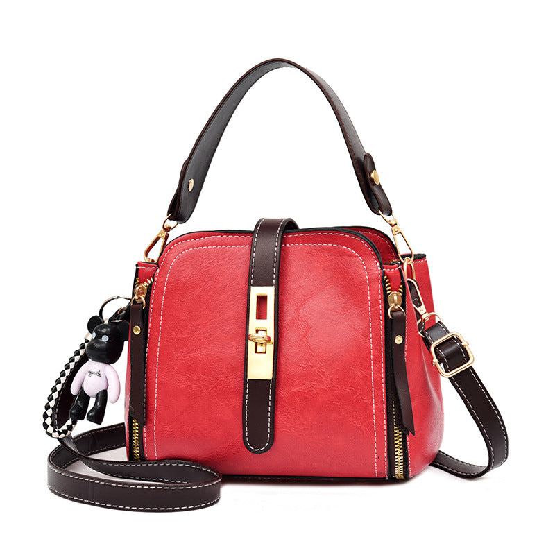 PU Leather Vintage Purse (Shoulder Bag)