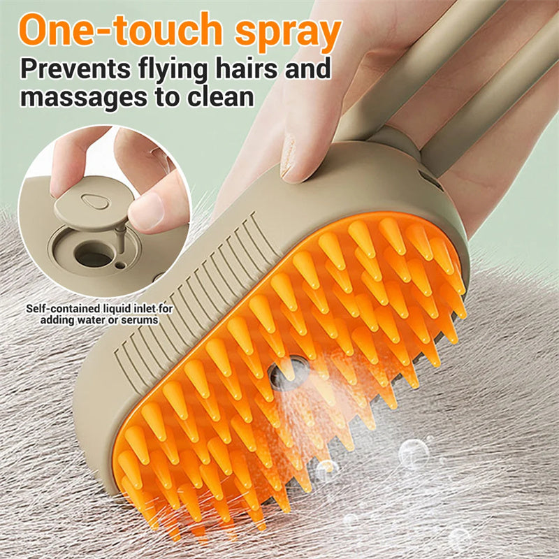 Dog Brush 3 In 1 Electric Spray Cat Hair Brushes For Massage Pet Grooming Comb