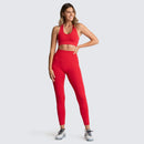 Seamless Gym Set Nylon Woman Sportswear