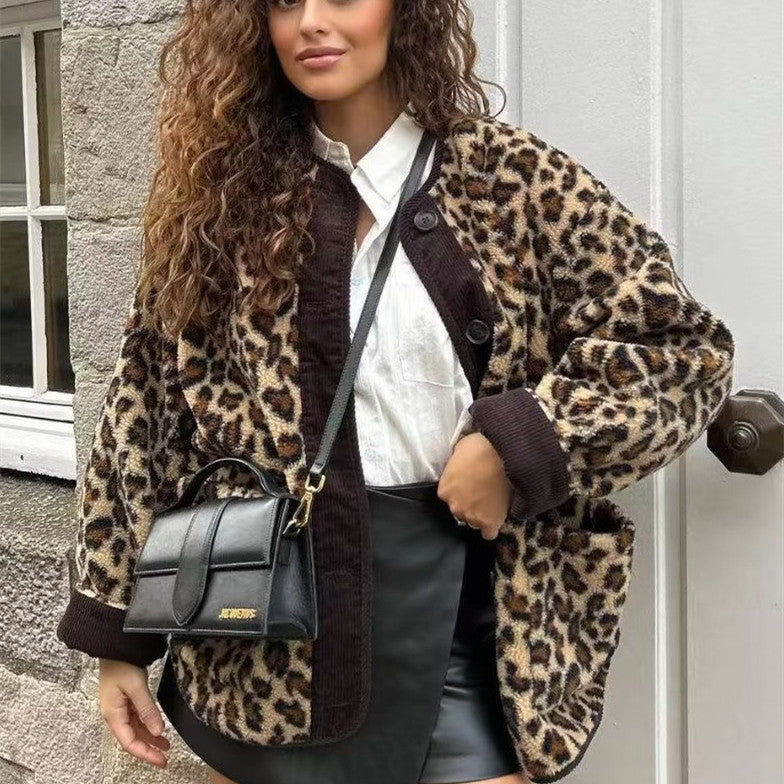 Leopard Printed Jacket