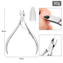 Nail Clippers Manicure Cuticle Nipper Bent Nose Plier