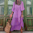 Printed Bohemian Dress