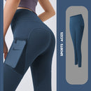 Yoga Pants With Pocket Tummy Control Jogging Tights