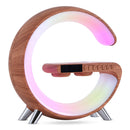 G Shaped LED Lamp Bluetooth Speaker Wireless Charger Atmosphere Lamp with App Control For Bedroom Home Décor