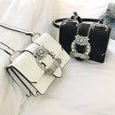 Crossbody Diamond Bunch Lock Handbag