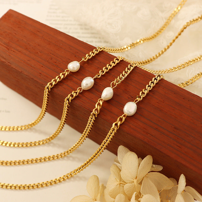 Freshwater Pearl Necklace (Handmade)