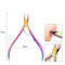 Nail Clippers Manicure Cuticle Nipper Bent Nose Plier