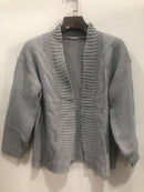 Faux Mohair Knitted Loose Sweater Cardigan