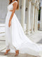 Chiffon Lace Trailing Wedding Dress