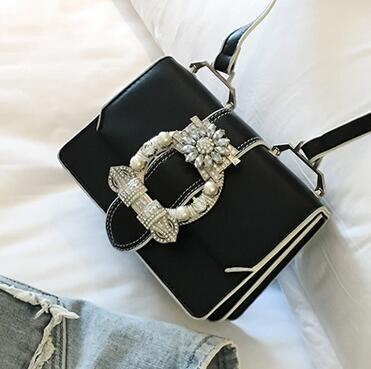 Crossbody Diamond Bunch Lock Handbag