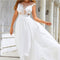 Chiffon Lace Trailing Wedding Dress