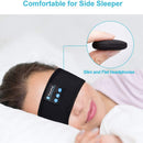 Wireless Bluetooth Sleeping Headphones Headband Thin Soft Elastic Comfortable Music Ear Phones Eye Mask For Side Sleeper Sports