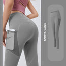 Yoga Pants With Pocket Tummy Control Jogging Tights