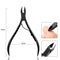 Nail Clippers Manicure Cuticle Nipper Bent Nose Plier