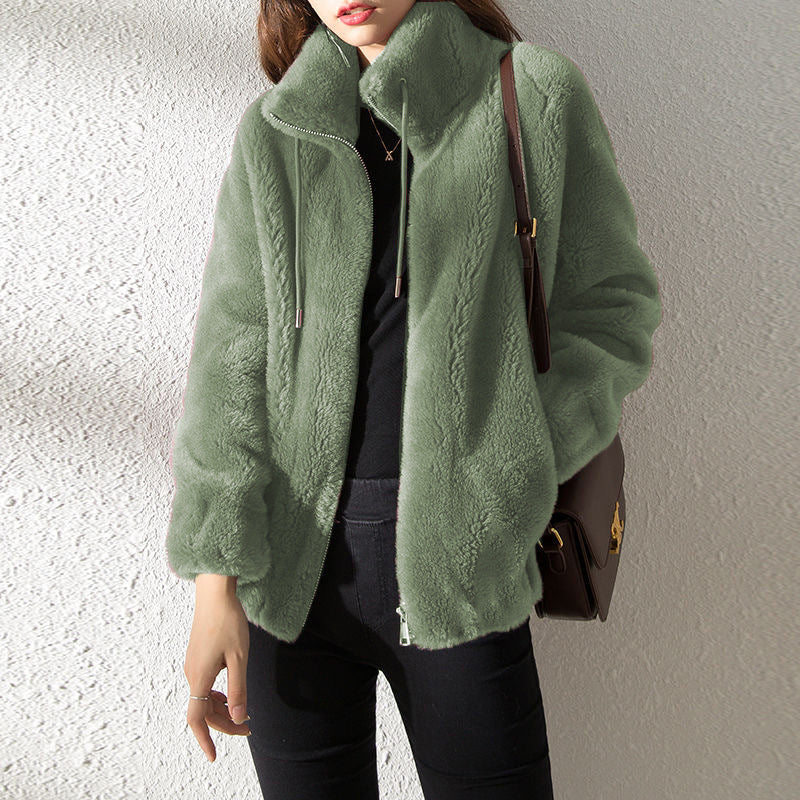 Double Sided Fleece Sweater (Cardigan Style)