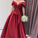 Off-Shoulder Engagement Dress