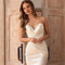 Satin Sheath Backless High Waist Slimming Trailing Dress