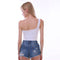 One-Shoulder Vest Crop Top