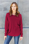 Round Neck Baggy Long Sleeve T-Shirt