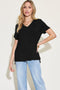 High-low V-Neck T-Shirt