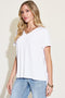 High-low V-Neck T-Shirt