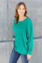 Round Neck Baggy Long Sleeve T-Shirt